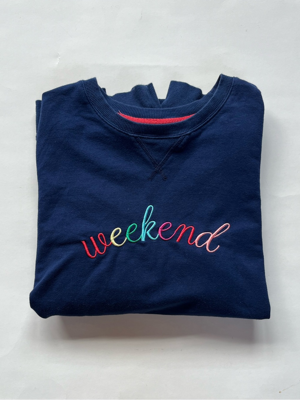 St. John’s Bay Embroidered Weekend Crewneck